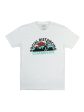 KID DANGEROUS Mens White Graphic Classic Fit T-Shirt Online Sale