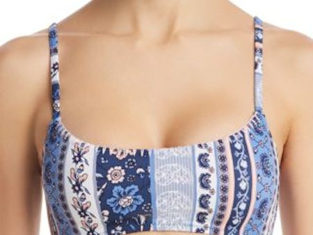 MINKPINK Women s Multi Color Printed Scoopneck Bandeau Swimwear Top Fashion