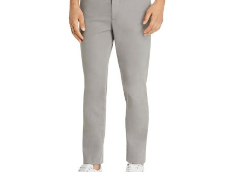 ATM Mens Gray Regular Fit Cotton Pants For Discount