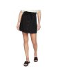 1. STATE Womens Black Button-up Tie-front Belt Mini A-Line Skirt Hot on Sale