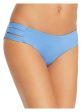 VITAMIN A Women s Blue Low Rise Full Coverage Hipster Bikini Bottom Online now