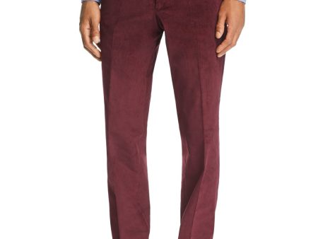 The Mens store Mens Burgundy Relaxed Fit Stretch Suit Separate Cheap