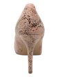 CHARLES BY CHARLES DAVID Womens Pink Snake Print Comfort Maxx Pointed Toe Stiletto Slip On Pumps Shoes M Online