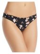 MINKPINK Women s Black Floral Full Hipster Bikini Bottom on Sale