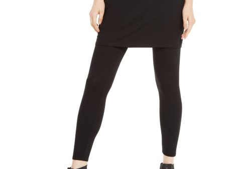 EILEEN FISHER Womens Black Jersey Skinny Leggings For Sale