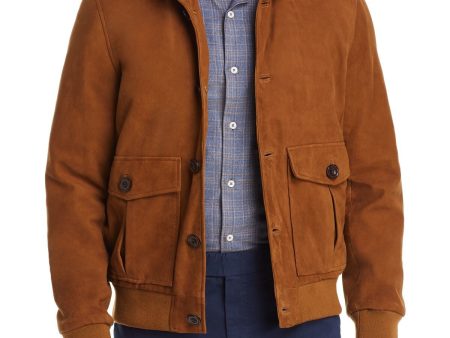 DYLAN GRAY Mens Beige Bomber Jacket Hot on Sale