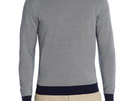 DYLAN GRAY Mens Navy Patterned Long Sleeve Casual Shirt Online