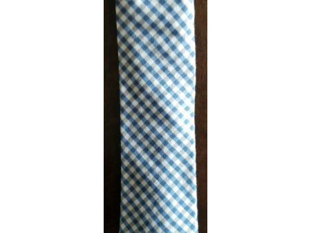 BEN SHERMAN Mens  Gingham Cotton Blend Slim Neck Tie Online Hot Sale