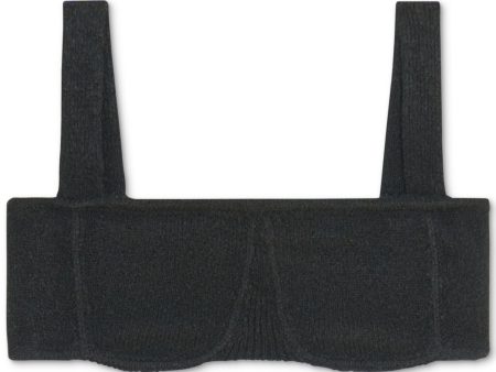 DANIELLE BERNSTEIN Black Everyday Bralette Online Sale