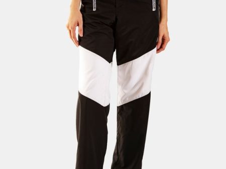 ARTISTIX Womens Black Zippered Pocketed Color Block Active Wear Pants Online Hot Sale