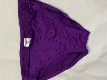 MOSSIMO SUPPLY CO. Women s Purple Ruched Bikini Swimwear Bottom Online Hot Sale