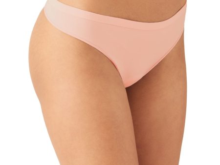 B.TEMPT D Pink Solid Everyday Thong Cheap