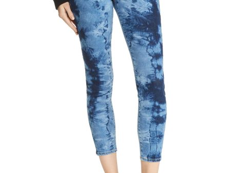 FRAME Womens Blue Heather Straight leg Jeans Online now