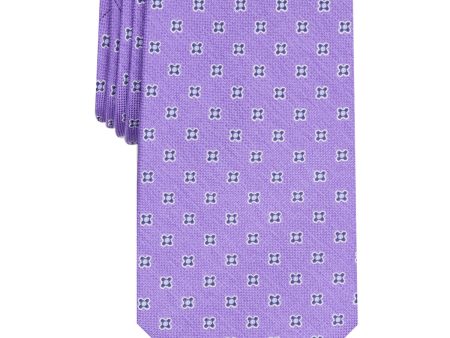 CLUBROOM Mens  Floral Neat Polyester Classic Neck Tie Online Sale