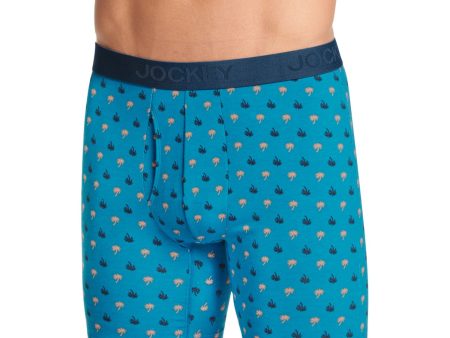 JOCKEY Blue Solid Everyday Boxer Brief Online