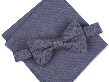 ALFANI Mens  Basket Weave Bow Tie Supply