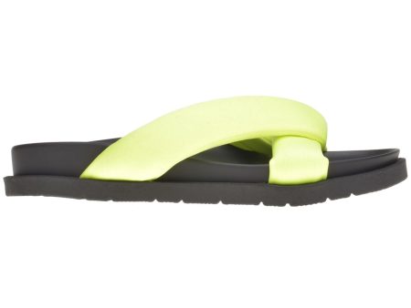 WILD PAIR Womens Green Puffer Sandals. Beck Slip On Slide Sandals Shoes M Online now