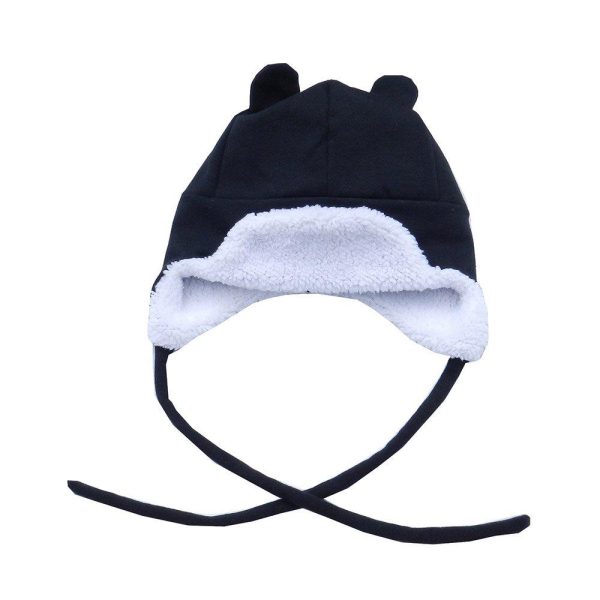 gorro osito negro blanco on Sale