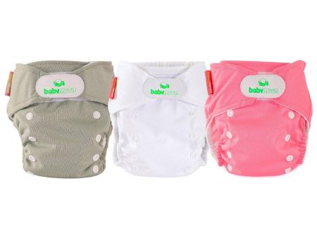 pack x3 panales ecobabymoon unitono   beige  blanco y rosado Supply