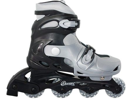 patines ajustables qmax talla l black y silver Cheap