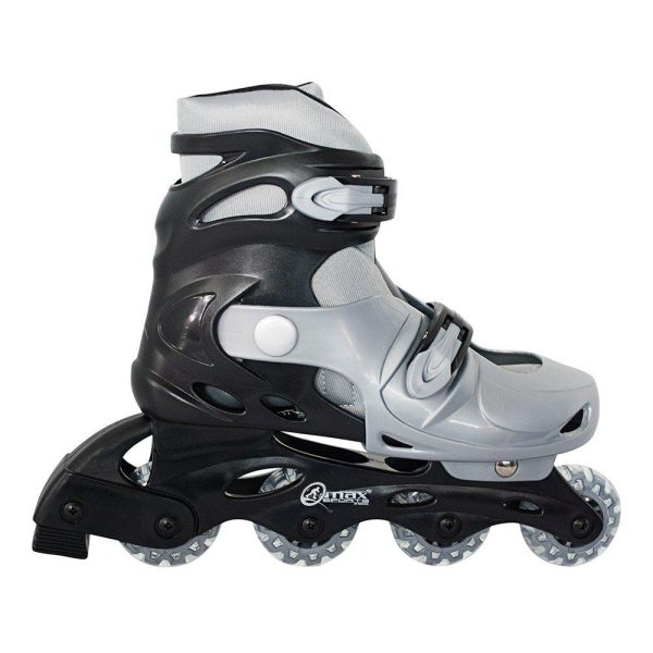 patines ajustables qmax talla l black y silver Cheap