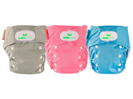 pack x3 panales ecobabymoon unitono   beige  rosado y azul For Discount