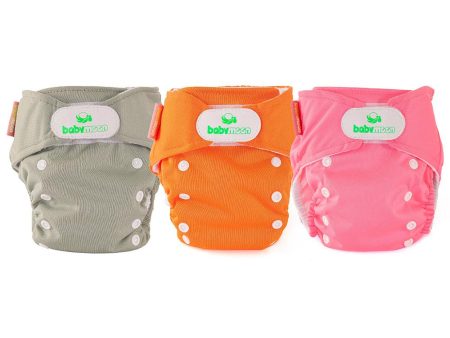 pack x3 panales ecobabymoon unitono   beige  naranja y rosado Online